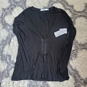 Black Longsleeve Workout Top